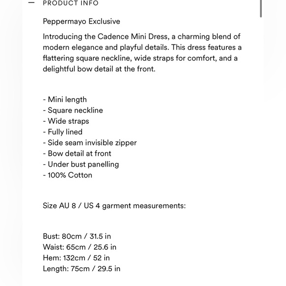 Peppermayo cadence baby Pink Mini Dress size 4 - Picture 3 of 10